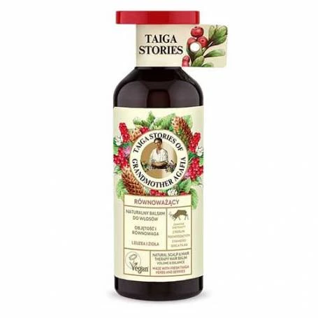 Balsam natural pentru sanatatea parului si a scalpului cu radacina de Maral, 500 ml, Bunica Agafia