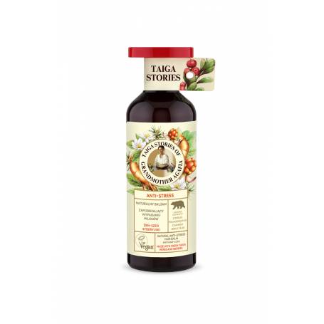 Balsam natural impotriva caderii parului cu Ginseng Siberian, 500 ml, Bunica Agafia