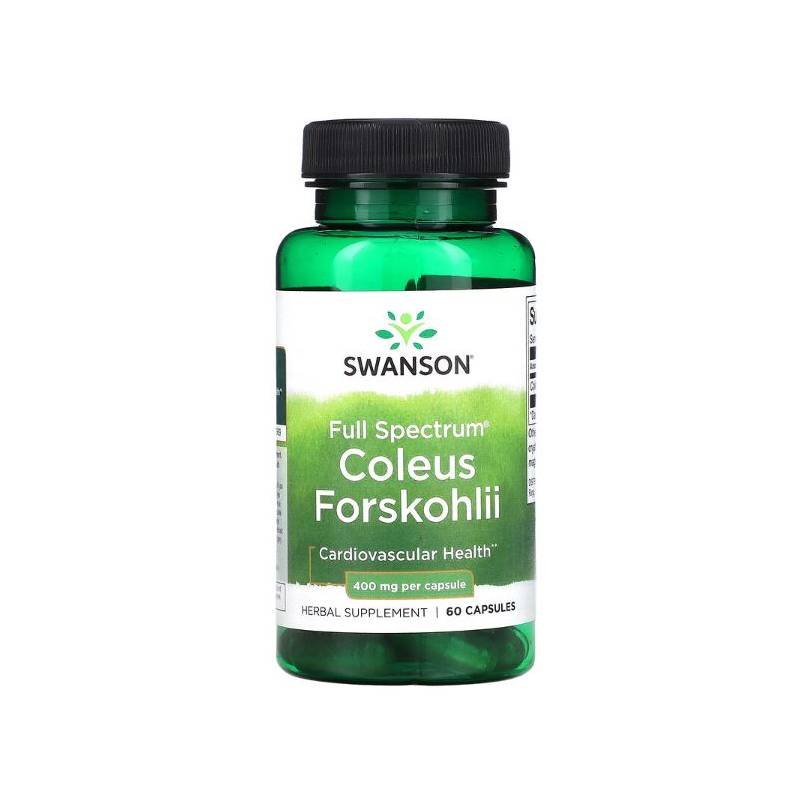 Full Spectrum Coleus Forskohlii 400mg, 60 capsule - Swanson