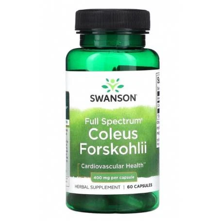 Full Spectrum Coleus Forskohlii 400mg, 60 capsule - Swanson