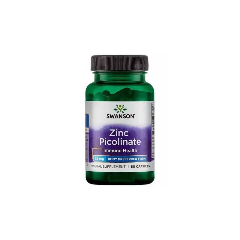 Zinc Picolinate, Picolinat de Zinc, 22 mg, 60 capsule, Swanson