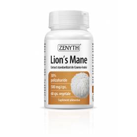 Lion`s Mane, Extract de Coama Leului, 500 mg, 60 capsule, Zenyth