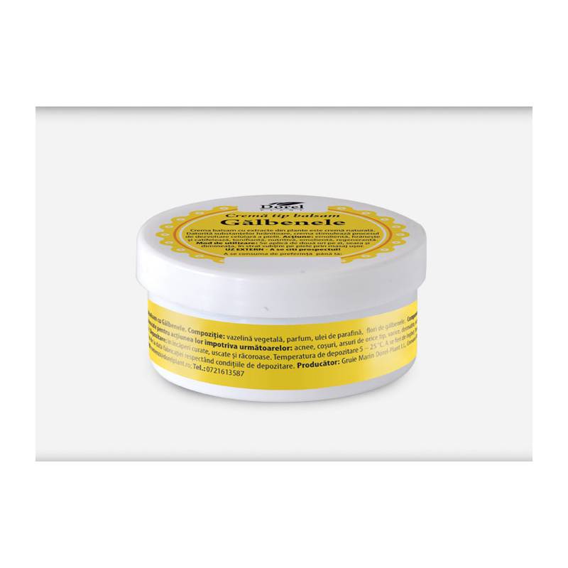 Crema tip balsam cu galbenele, 50 g, Dorel Plant