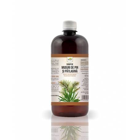 Sirop din muguri pin si patlagina, 500 ml, Dorel Plant