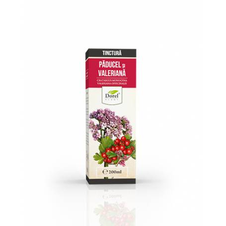 Tinctura de Paducel si Valeriana, 200 ml, Dorel Plant