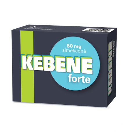 Kebene Forte cu Simeticona, 85 mg, 25 capsule, Terapia
