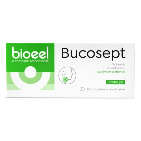 Bucosept, 20 comprimate masticabile, Bioeel