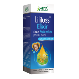 Lilituss Elixir sirop pentru copii, fara zahar, 180 ml, Adya Green Pharma