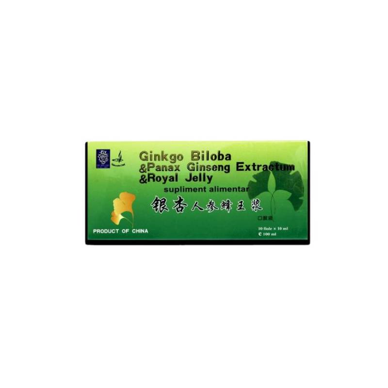 Ginkgobilob + Gins + Roy Jely 10 fiole - NATURALIA DIET
