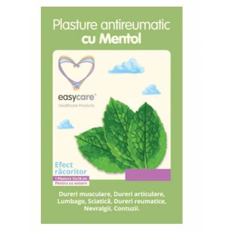 PLASTURE ANTIREUMATIC MENTOL 12X18 CM - EASY CARE