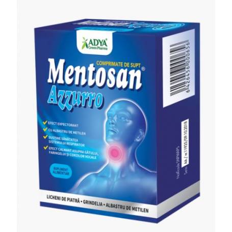 MENTOSAN AZZURRO 21 Cpr - ADYA GREEN PHARMA