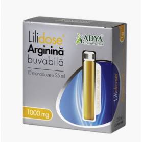 Lilidose Arginina buvabila 1000mg 10 monodoze - ADYA GREEN PHARMA