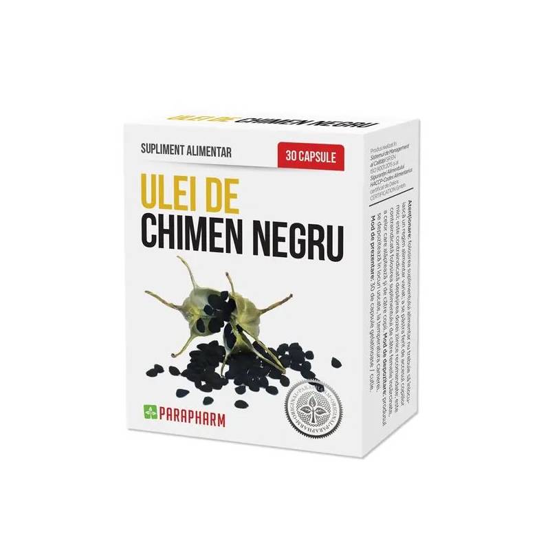 Ulei de Chimen Negru 30 capsule - Parapharm