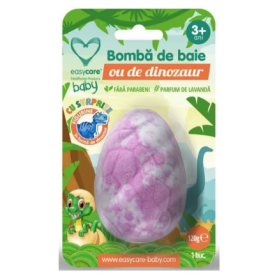 BOMBA DE BAIE OU DE DINOZAUR LAVANDA 120G - EASY CARE BABY