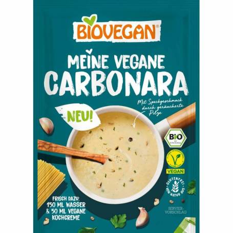 Mix pentru sos carbonara, fara gluten, eco-bio, 27 g, Biovegan