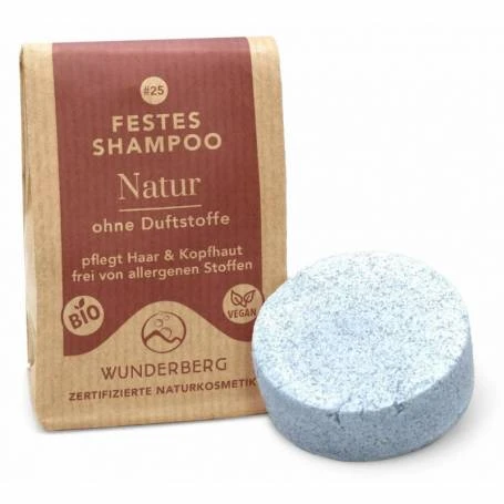 Sampon solid natural Eco-Bio 48g - Wunderberg