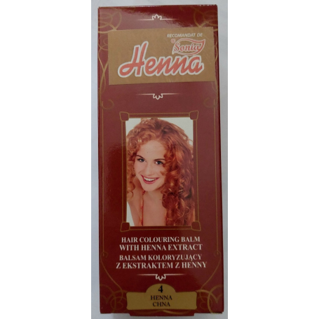 HENNA BALSAM COLORARE NR 4 CLASSIC 75ML - HENNA SONIA