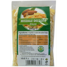 Fulgi Migdale Crude Decojite 100g - HERBAVIT