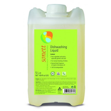 Detergent ecologic pt. spalat vase neutru, 5l - Sonett