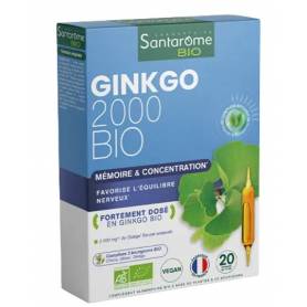 Ginkgo Biloba Bio 20fiole - Santarome
