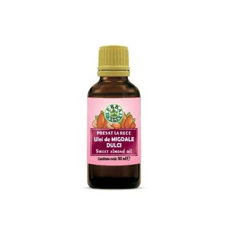 Ulei Migdale Dulci Presat La Rece Uz Intern 50ml - HERBAVIT