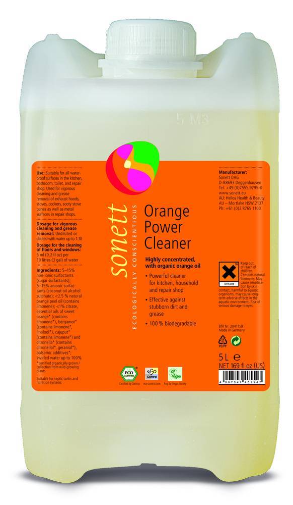 Detergent ecologic universal concentrat cu ulei de portocale 5l - sonett