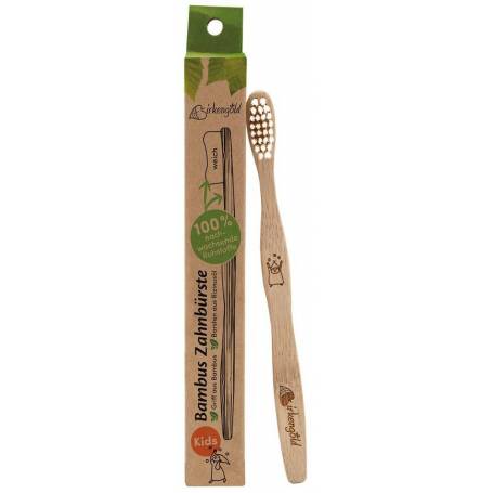 Periuta de dinti din bambus, pentru copii - Birkengold
