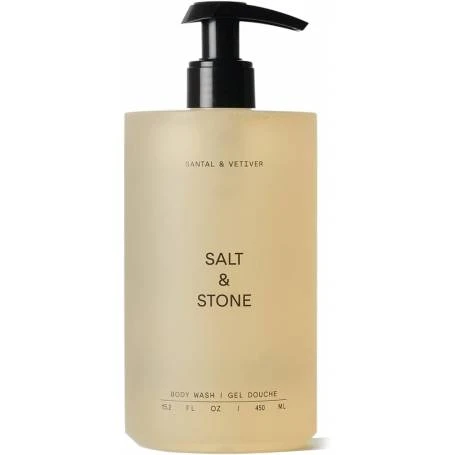 Gel de dus cu Santal si Vetiver, 450 ml, Salt & Stone
