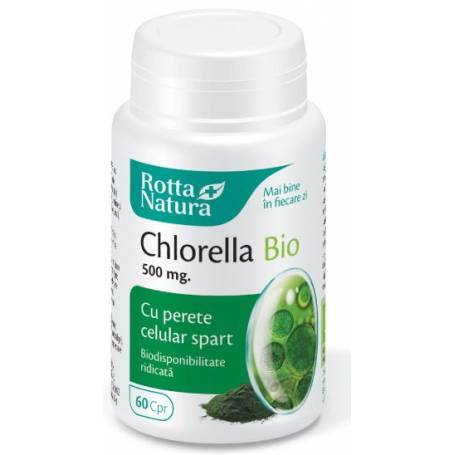 CHLORELLA 500MG ECO-BIO 60CPR - ROTTA NATURA