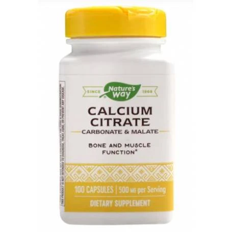 Calcium Citrate Complex 100 caps - Natures Way - SECOM