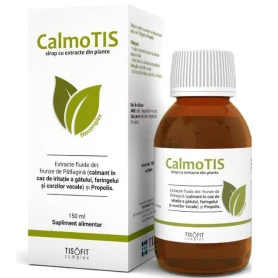SIROP CALMOTIS CU FRUNZE DE PATLAGINA Si PROPOLIS 150ML - TIS FARMACEUTIC
