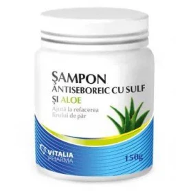 SAMPON ANTISEBOREIC CU SULF SI ALOE 150G - VITALIA PHARMA