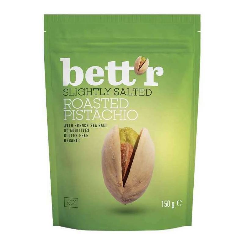 Fistic prajit si sarat, eco-bio, 150 g, Bettr