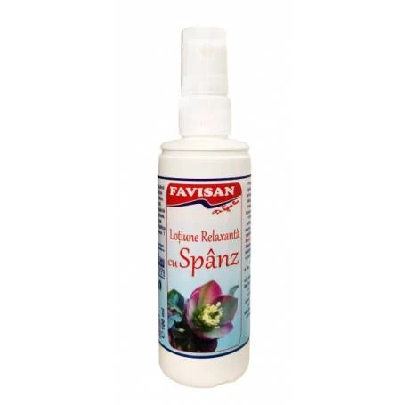 Lotiune relaxanta cu spanz, 100 ml, Favisan