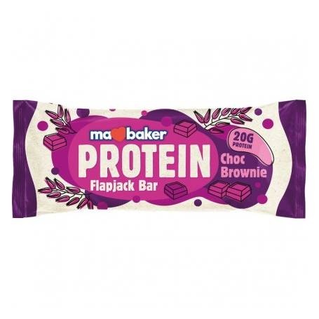 Baton din Ovaz Proteic cu Ciocolata Brownie, 90 g, Ma Baker