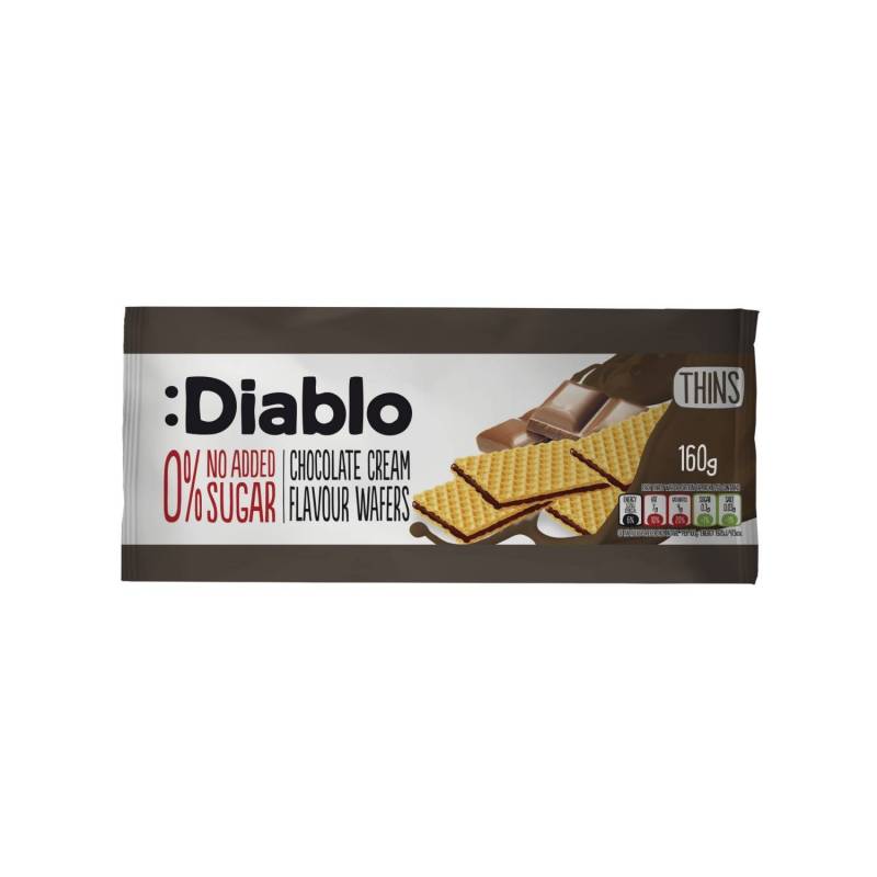Napolitane cu crema si aroma de ciocolata, fara adaos de zahar, 160