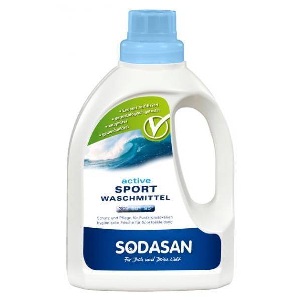 Detergent Bio Lichid Activ Sport Pentru Echipament Sportiv 750 Ml - Sodasan
