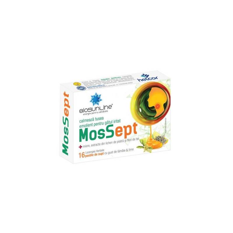 MOSSEPT Pastile DE SUPT 16 bucati - HELCOR