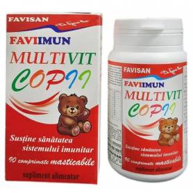 FAVIIMUN MULTIVIT COPII 90cpr - Favisan