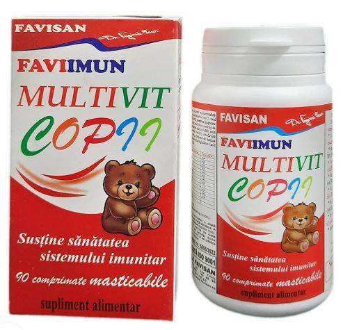 Faviimun Multivit Copii 90cpr - Favisan