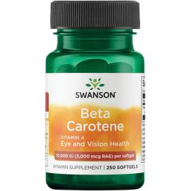 Beta Carotene Vitamina A , 10000 IU, 250 capsule, Swanson