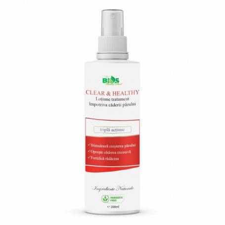 Lotiune tratament impotriva caderii parului cu niacinamide 200ml - Bios Mineral Plant