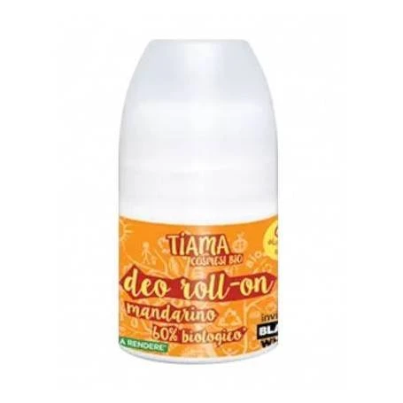 Deodorant roll-on, fara aluminiu, cu mandarina, 50 ml, Tiama