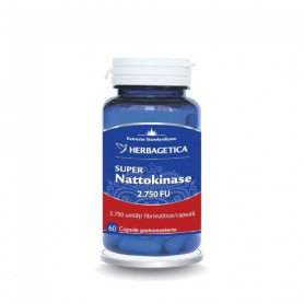 Super Nattokinase 2.750 FU, 60 capsule, Herbagetica