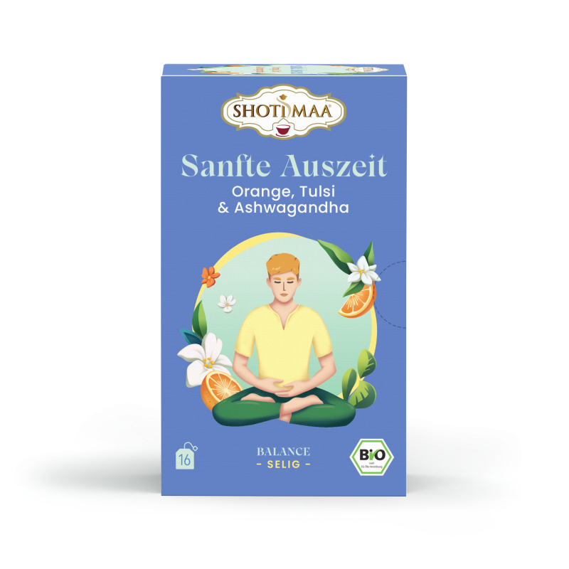 Ceai Balance Your Day Let it Flow cu Portocala, tulsi si ashwagandha