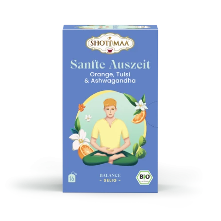 Ceai Balance Your Day Let it Flow cu Portocala, tulsi si ashwagandha Eco-Bio 16 plicuri - Shotimaa