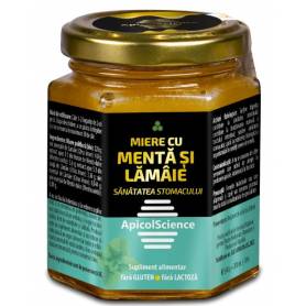 Miere cu Menta si lamaie 200ml - DVR Pharm