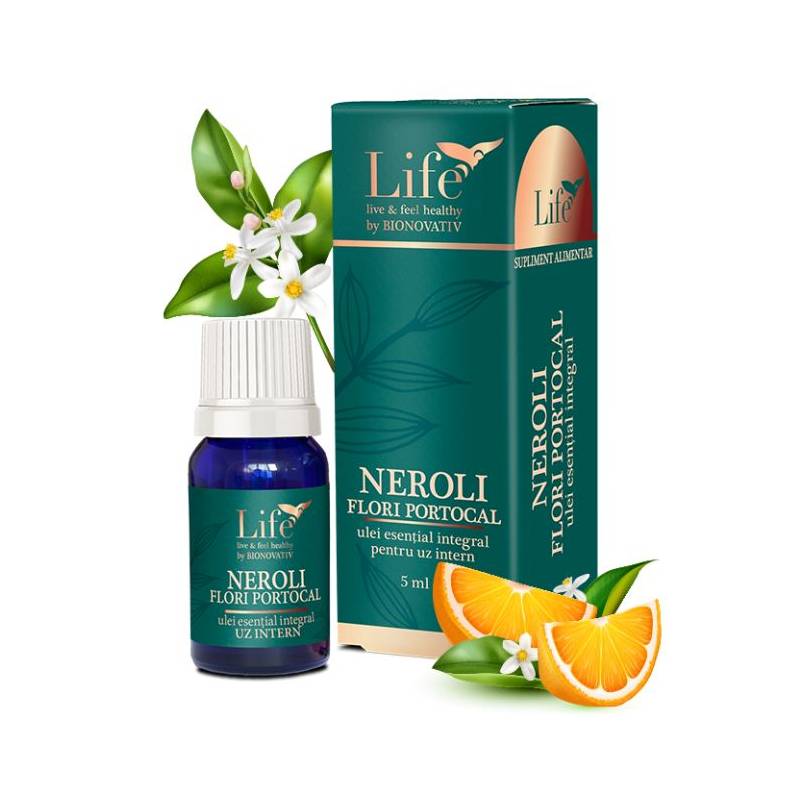 Neroli Ulei esential integral flori de portocal amar 5ml - Bionovativ
