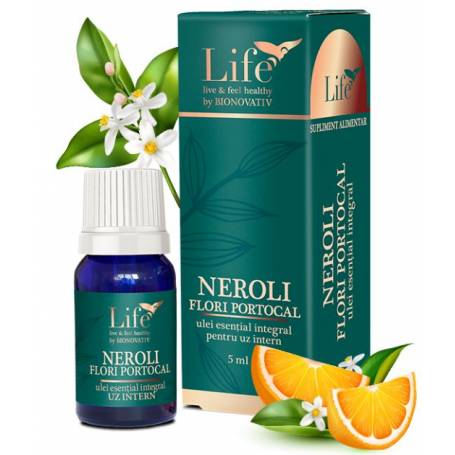 Neroli Ulei esential integral flori de portocal amar 5ml - Bionovativ