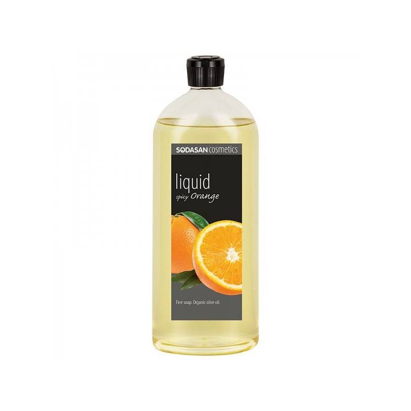 Sapun Lichid/Gel De Dus din Uleiuri Bio - Portocala 1 L - SODASAN